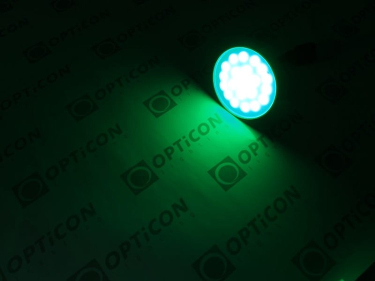 Żarówka LED 24V DC Wielokolorowa RGB dla opraw MR16 / GU10 50mm