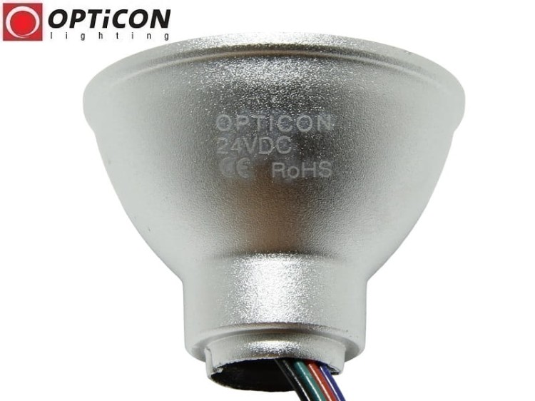 Żarówka LED 24V DC Wielokolorowa RGB dla opraw MR16 / GU10 50mm