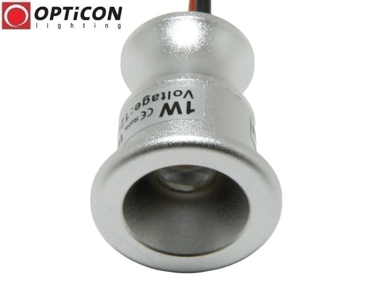 Moduł LED 1W 12V DC 60st IP65 Biały Ciepły 3000K OPTICON