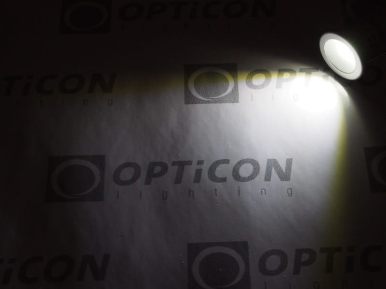 Moduł LED 1W 12V DC 60st IP65 Biały Zimny 6000K OPTICON - Obudowa Czarna