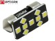 Żarówka Led C5W 28mm 12V DC 9x SMD 3030 Biały Zimny 6000K OPTICON