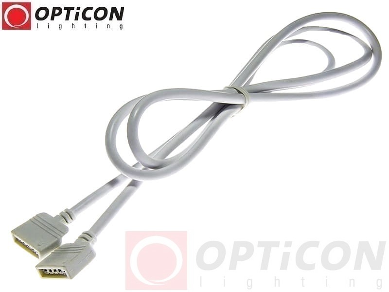 Konektor Szybkozłączka Przedłużka 100cm do łączenia Taśm Led RGB / RGBW  {shop_name}