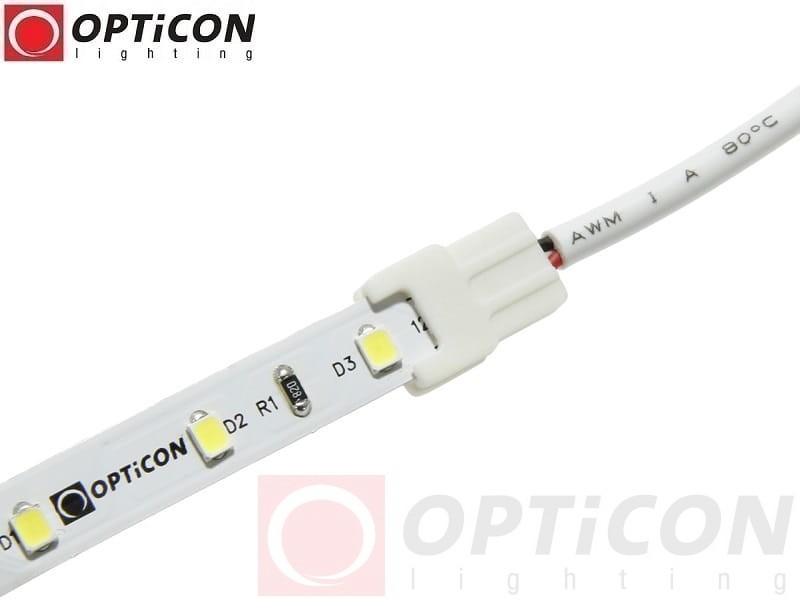 Konektor Szybkozłączka do łączenia Jednokolorowej Taśmy Led 8mm z przewodem