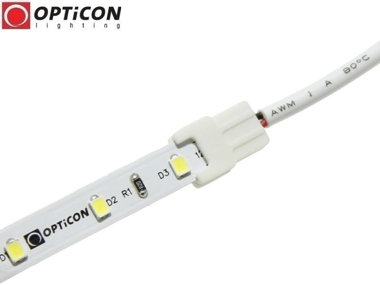Konektor Szybkozłączka do łączenia Jednokolorowej Taśmy Led 8mm z przewodem