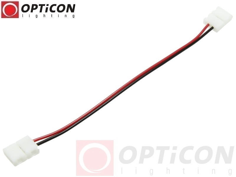 Konektor Szybkozłączka z przewodem do łączenia dwóch Jednokolorowych Taśm Led 8mm