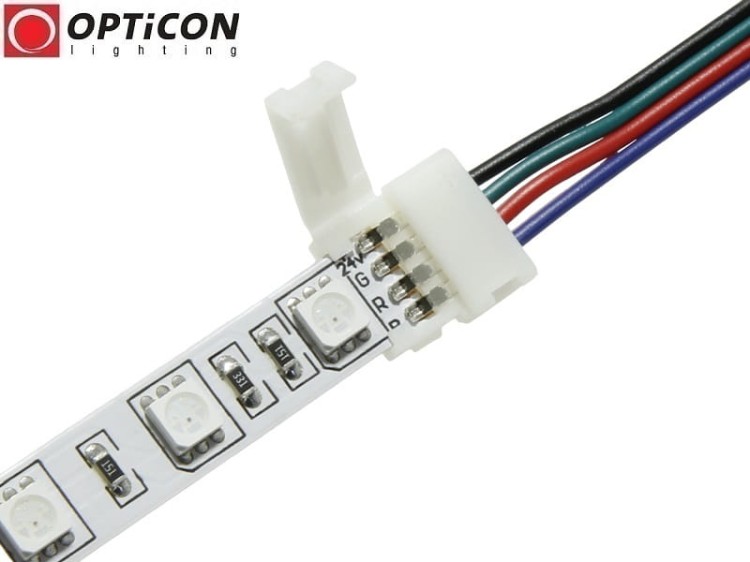 Konektor Szybkozłączka do połączenia Taśmy Led RGB 10mm z kontrolerem
