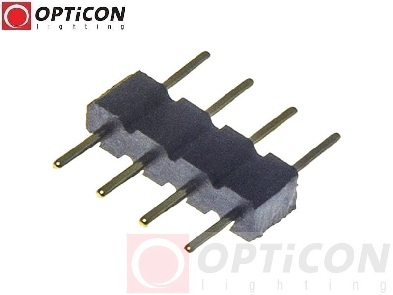 Konektor Szybkozłączka męska 4PIN do łączenia Taśm Led RGB 10mm