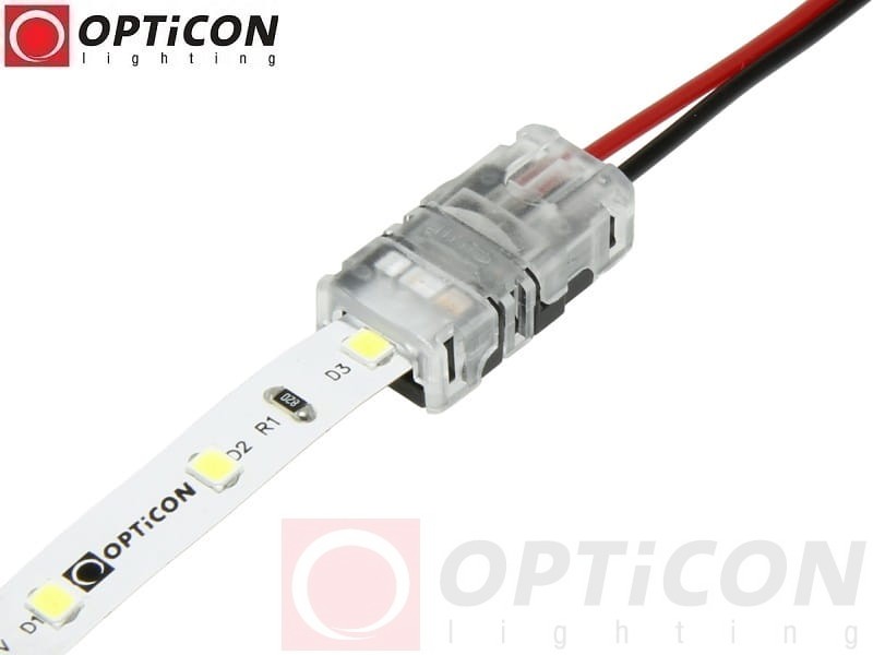 Konektor Złączka dla Taśm LED 8mm IP20 5V 12V 24V Połączenie taśmy z przewodem