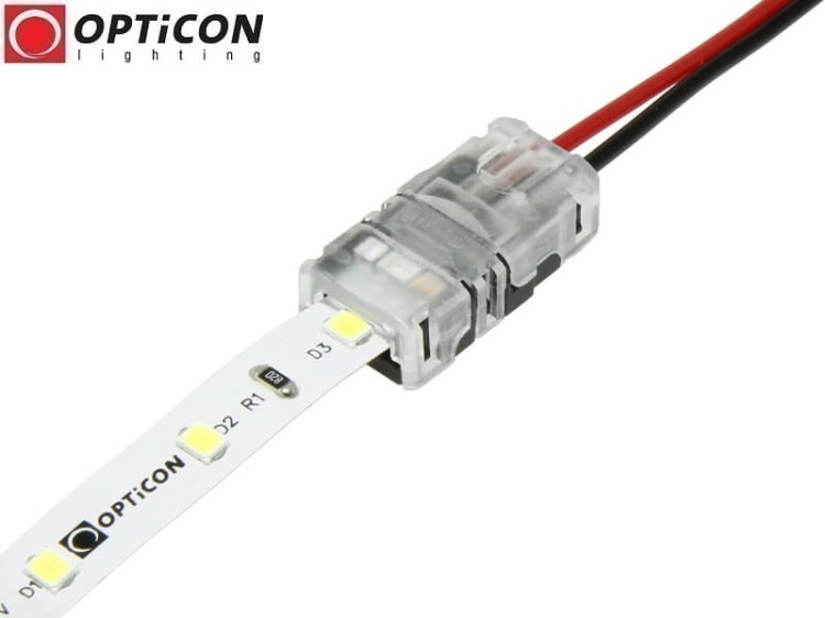 Konektor Złączka dla Taśm LED 8mm IP20 5V 12V 24V Połączenie taśmy z przewodem