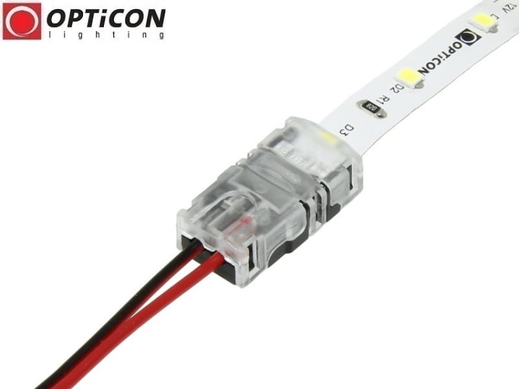 Konektor Złączka dla Taśm LED 8mm IP20 5V 12V 24V Połączenie taśmy z przewodem