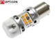 Żarówka Led P21W Ba15s 12V DC 20x SMD3030 Pomarańczowy CANBUS OPTICON PREMIUM