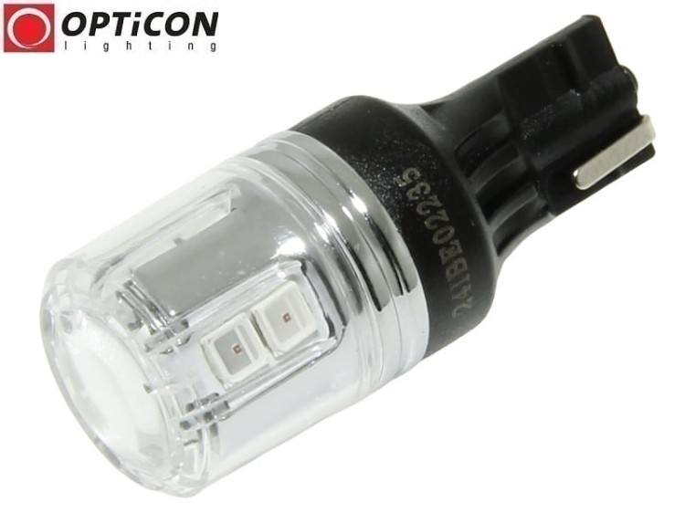 Żarówka Led W16W T15 12V 12x SMD 3030 Czerwony CANBUS OPTICON PREMIUM