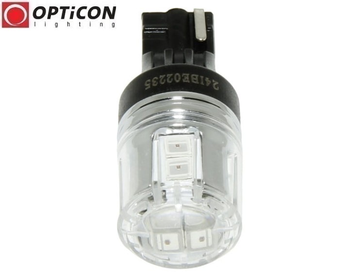 Żarówka Led W16W T15 12V 12x SMD 3030 Czerwony CANBUS OPTICON PREMIUM
