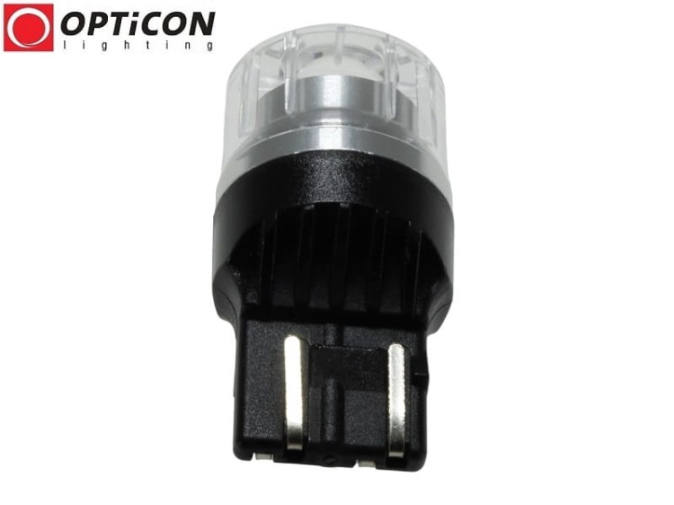 Żarówka Led W21W T20 4x SMD 3030 12V Czerwony OPTICON PREMIUM