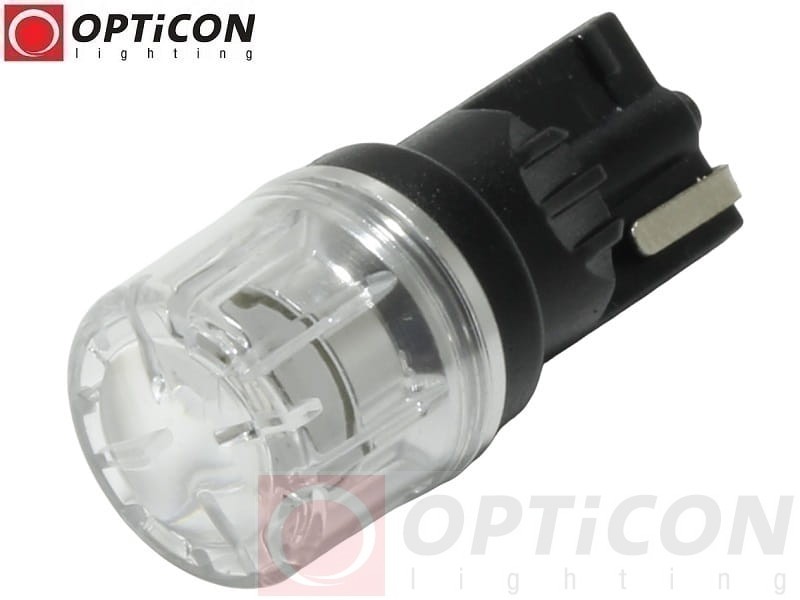 Żarówka Led W5W T10 12V DC 1x SMD3030 Czerwony OPTICON PREMIUM