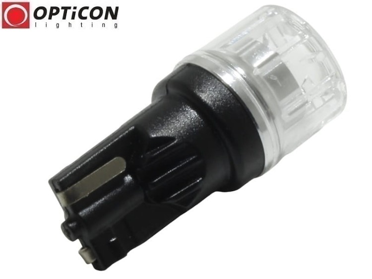Żarówka Led W5W T10 12V DC 1x SMD3030 Czerwony OPTICON PREMIUM