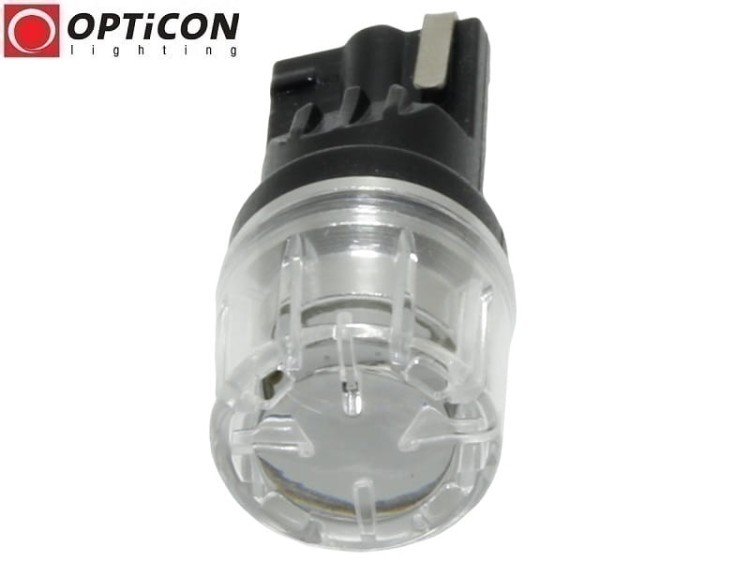 Żarówka Led W5W T10 12V DC 1x SMD3030 Czerwony OPTICON PREMIUM