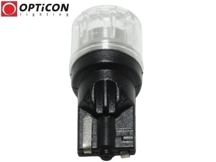 Żarówka Led W5W T10 12V DC 1x SMD3030 Czerwony OPTICON PREMIUM