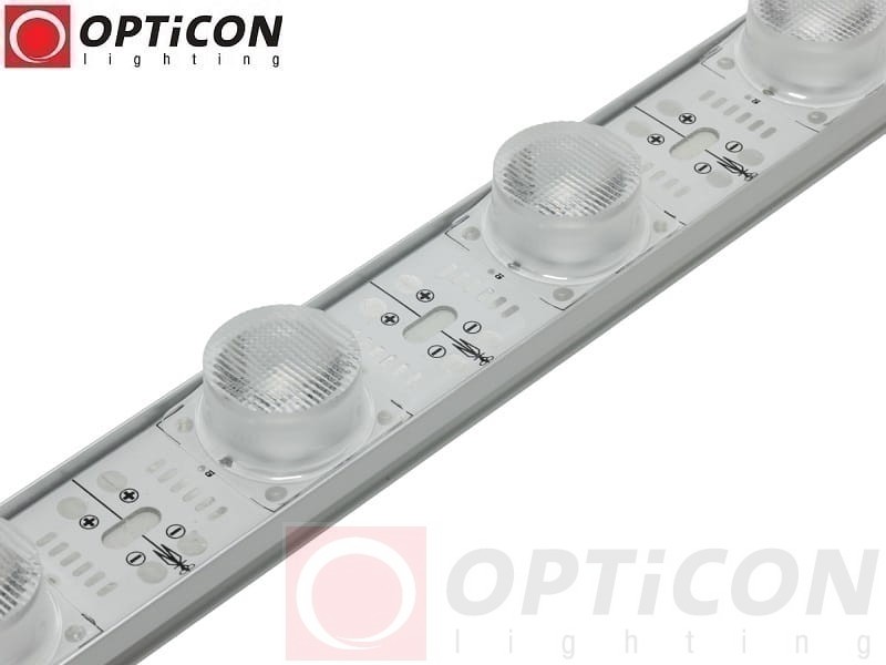 Moduł LED 12V 14W IP67 50cm 10x60st 9x SMD3030 Biały Zimny 6000K