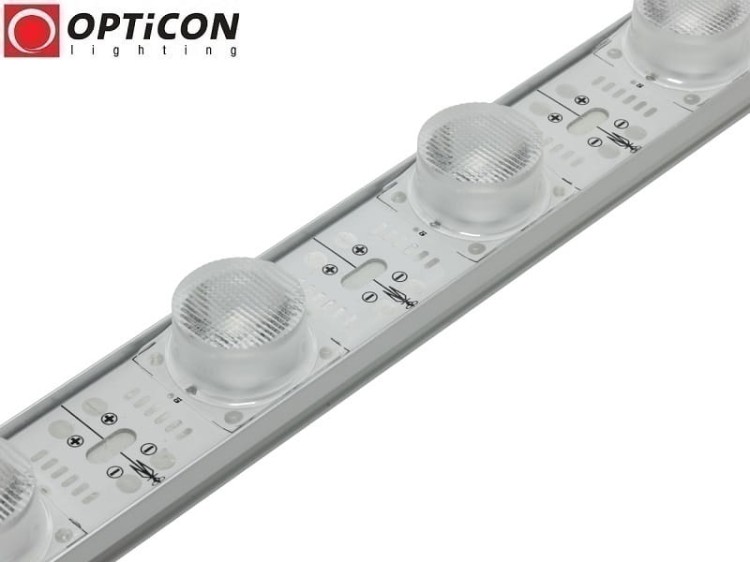 Moduł LED 12V 14W IP67 50cm 10x60st 9x SMD3030 Biały Zimny 6000K