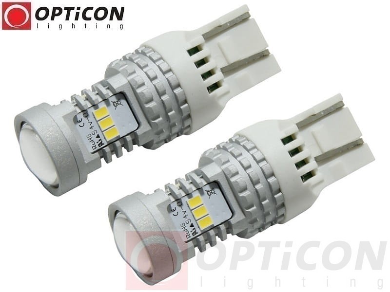 Toyota Proace -  Światła do jazdy dziennej LED DRL W21/5W T20 OPTICON - Zestaw 2 żarówki