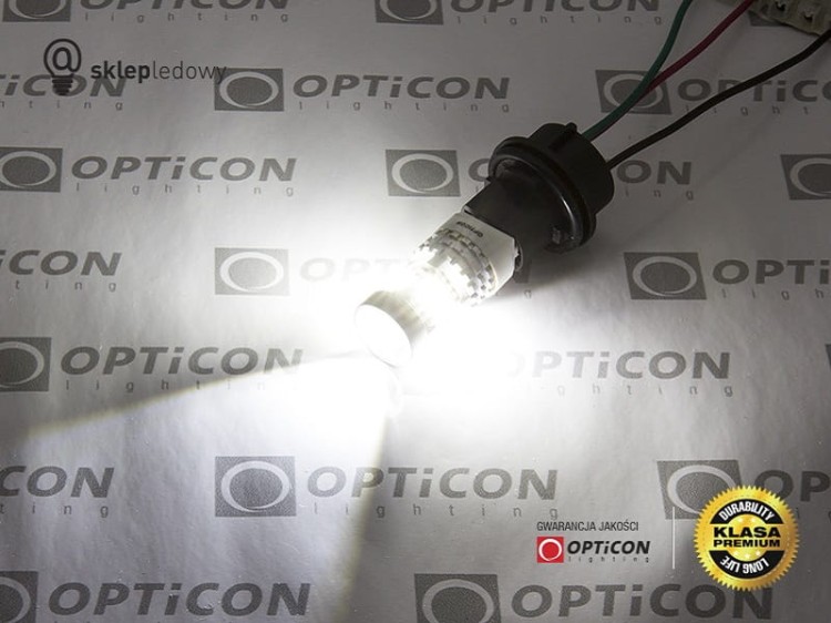 Toyota Proace -  Światła do jazdy dziennej LED DRL W21/5W T20 OPTICON - Zestaw 2 żarówki