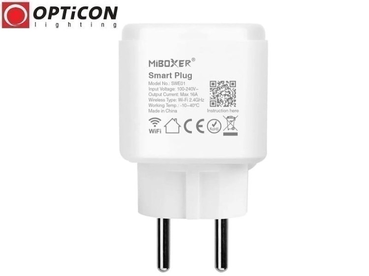 Gniazdo elektryczne WiFi 2,4G 230V AC 16A Miboxer SWE01 - Aplikacja Tuya Smart