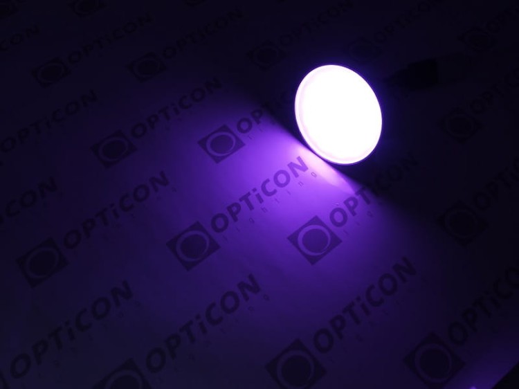 Żarówka LED 12V DC Wielokolorowa RGB dla opraw MR16 / GU10 50mm