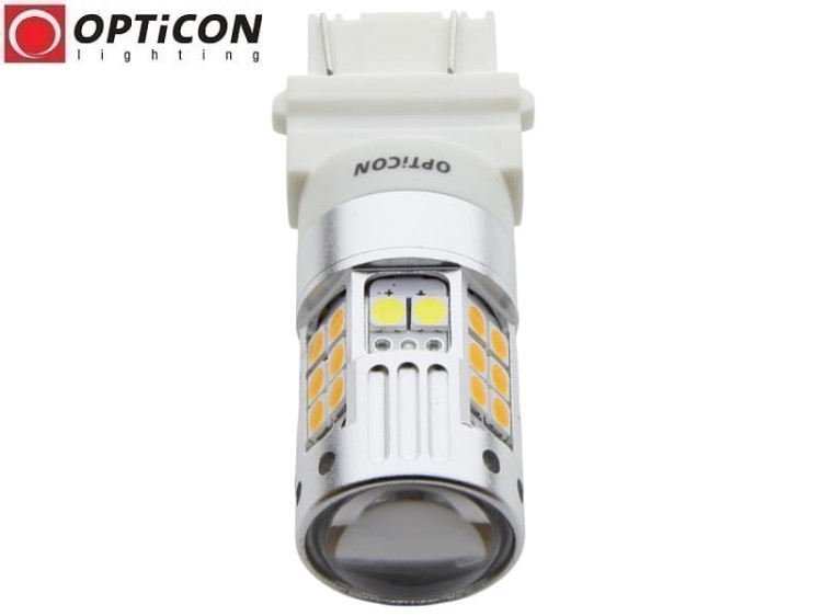 Żarówka Led P27/7W 3157 30x SMD 3030 DUAL COLOR 6/24 CW OPTICON PREMIUM