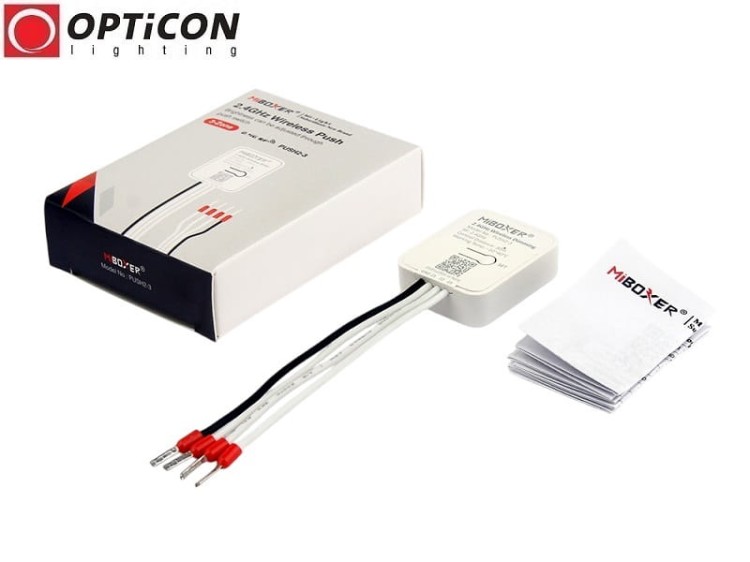 Bezprzewodowy Włącznik LED Push MiLight RF 2,4GHz - 1 Strefa RGB / RGBW / RGBCCT