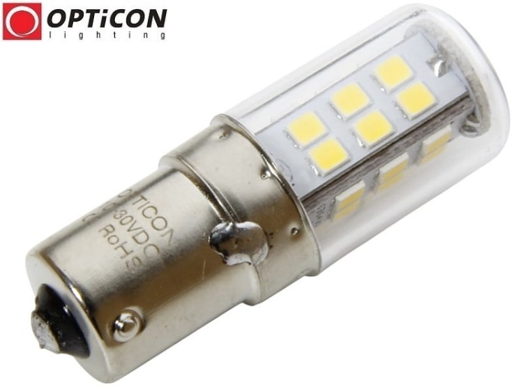 Żarówka LED P21W Ba15s 12V 24V DC 27x SMD 2835 Biały Zimny OPTICON
