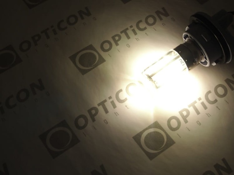 Żarówka LED E14 3W 10-30V DC 27x SMD 2835 Biały Neutralny 4500K 12V 24V OPTICON