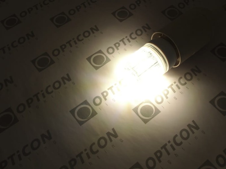 Żarówka LED E27 4W 10-30V DC 30x SMD2835 Biały Neutralny 4500K 12V 24V OPTICON