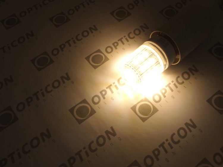 Żarówka Led B22 4W 10-30V DC 30x SMD2835 Biały Ciepły 3000K 12V 24V Opticon
