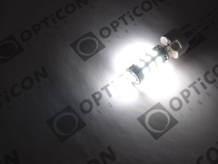 Żarówka G4 LED 2,5W 27x SMD 2835 10-30V DC Biały Zimny 6000K 12V 24V Opticon Premium