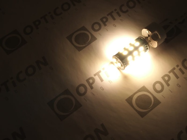Żarówka G4 LED 3W 10-30V DC 27x SMD 2835 Biały Ciepły 3000K 12V 24V Opticon Premium