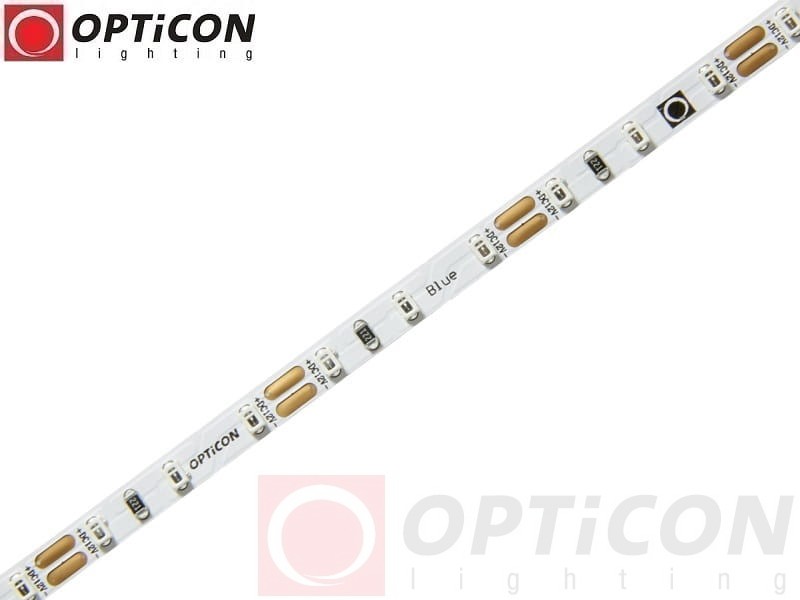 Taśma LED 12V 600 SMD 2216  4mm IP20 7,2W /m Niebieski OPTICON PREMIUM