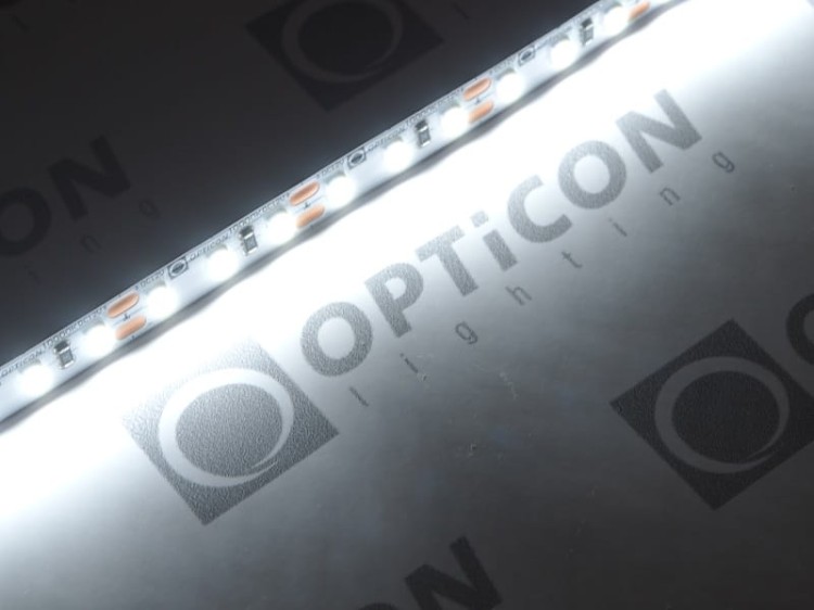 Taśma LED 12V 600 SMD 2835 8mm IP20 9,6W/m Biały Zimny 10000K OPTICON PREMIUM