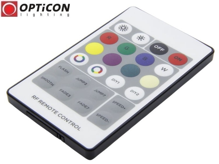 Sterownik Taśm LED RGB / RGBW OPTICON Radiowy 15A 12V/24V DC Pilot 24K