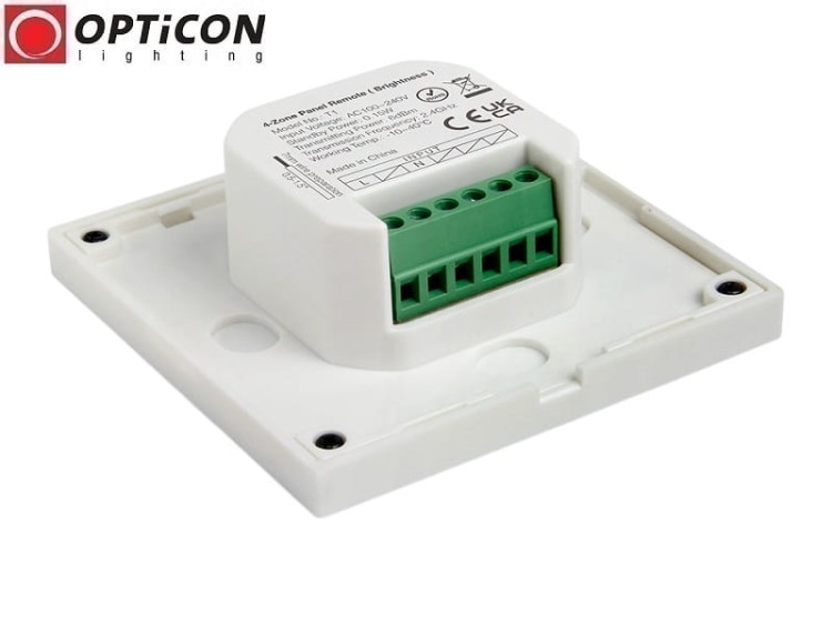 Panel Naścienny Mi-Light MONO 4x Strefowy Radiowy 2,4G - 230V AC