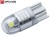 Żarówka Led W5W T10 12V DC 2x SMD 3030 Biały Ciepły 3000K OPTICON PREMIUM