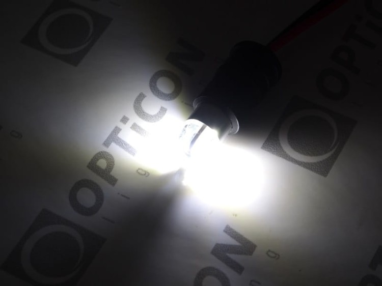 Peugeot 208 - Oświetlenie tablicy rejestracyjnej LED W5W T10 Opticon Premium - Zestaw 2 żarówki