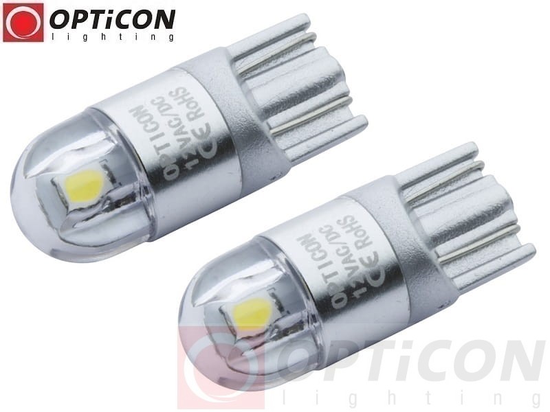 Chevrolet Captiva - Oświetlenie tablicy rejestracyjnej LED W5W T10 Opticon Premium - Zestaw 2 żarówki