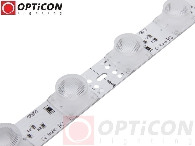 Moduł LED 12V 18W IP20 100cm 10x60st 18x SMD3030 Wielokolorowy RGB