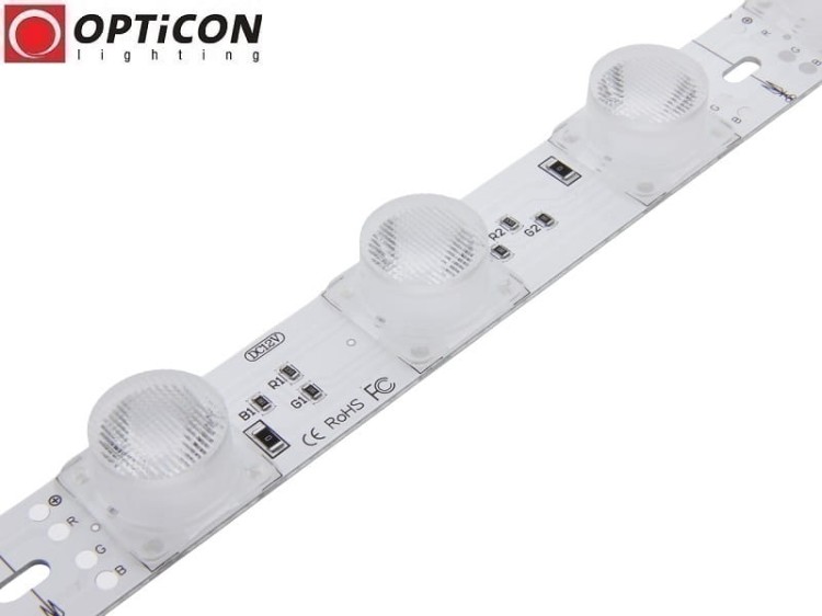 Moduł LED 12V 18W IP20 100cm 10x60st 18x SMD3030 Wielokolorowy RGB