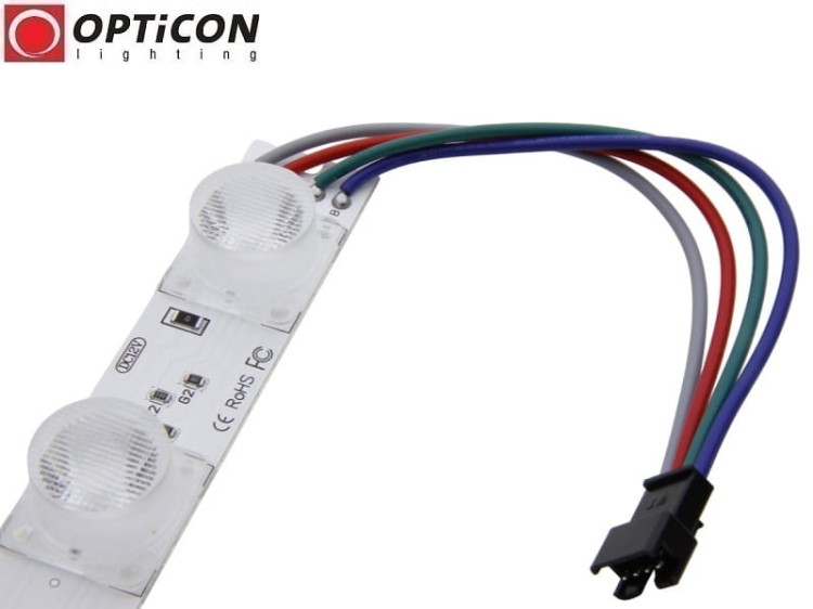 Moduł LED 12V 18W IP20 100cm 10x60st 18x SMD3030 Wielokolorowy RGB