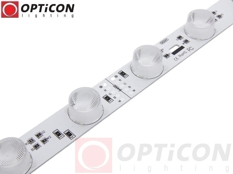 Moduł LED 24V 22W IP20 100cm 10x60st 18x SMD3030 Wielokolorowy RGBW
