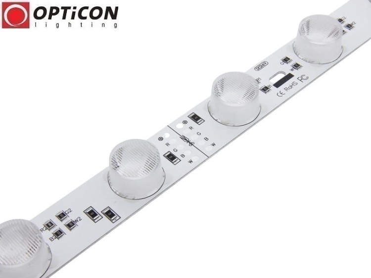 Moduł LED 24V 22W IP20 100cm 10x60st 18x SMD3030 Wielokolorowy RGBW