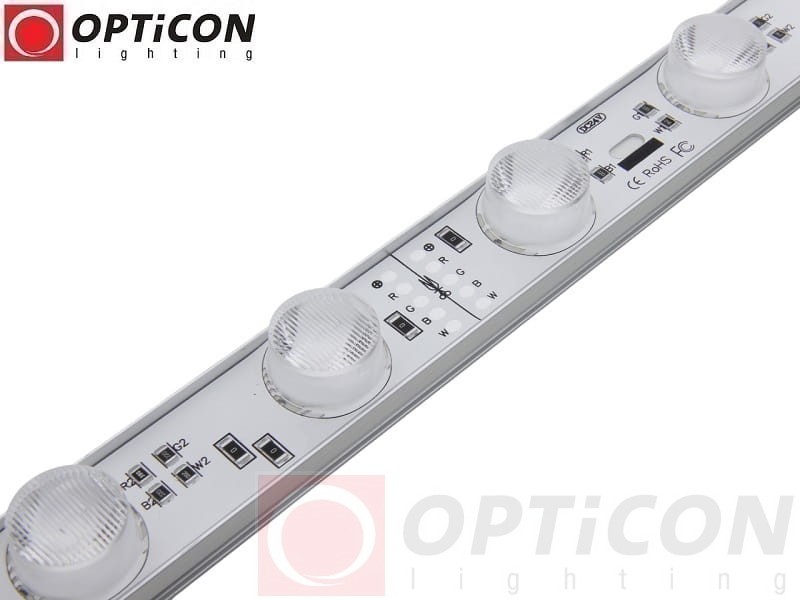 Moduł LED 24V 22W IP67 100cm 10x60st 18x SMD3030 Wielokolorowy RGBW