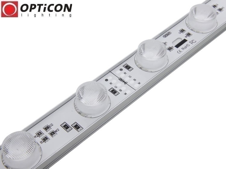 Moduł LED 24V 22W IP67 100cm 10x60st 18x SMD3030 Wielokolorowy RGBW